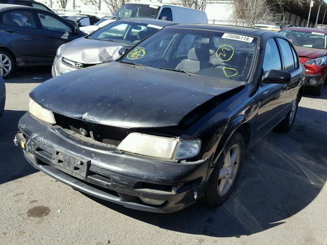 JN1CA21D6WM925801 - 1998 NISSAN MAXIMA GLE BLACK photo 2