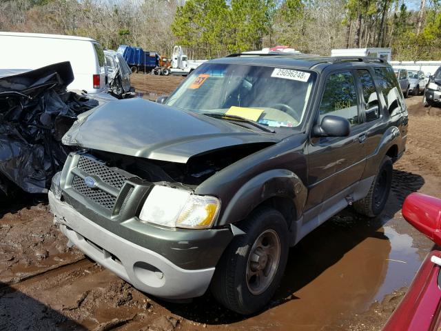 1FMYU60E23UC04524 - 2003 FORD EXPLORER S GREEN photo 2