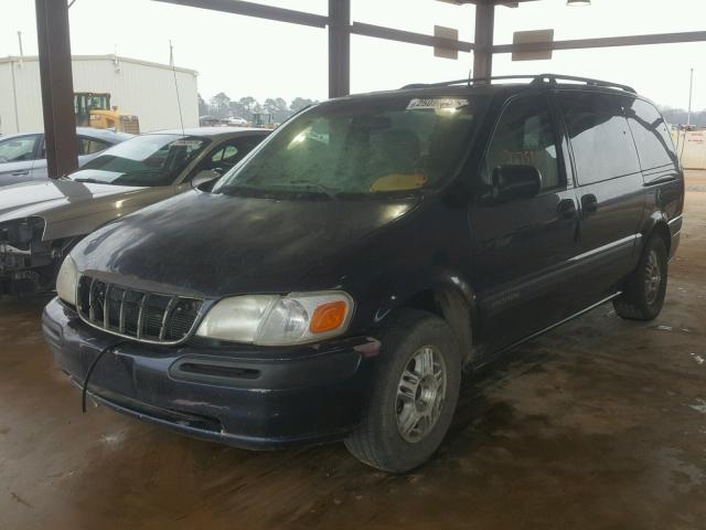 1GNDX03E92D204481 - 2002 CHEVROLET VENTURE BLUE photo 2