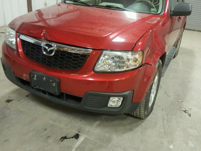 4F2CZ92Z18KM12818 - 2008 MAZDA TRIBUTE I RED photo 9