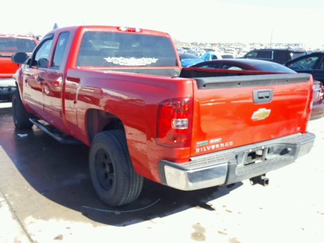 1GCSCSE09AZ280681 - 2010 CHEVROLET SILVERADO RED photo 3