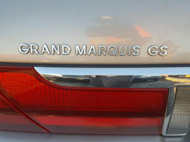 2MEFM74W45X673709 - 2005 MERCURY GRAND MARQ GOLD photo 10