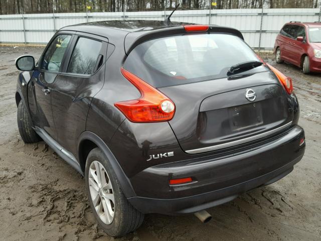 JN8AF5MR7BT002374 - 2011 NISSAN JUKE S GRAY photo 3