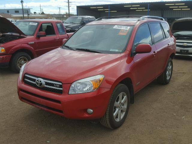 JTMBK31V886046912 - 2008 TOYOTA RAV4 LIMIT RED photo 2