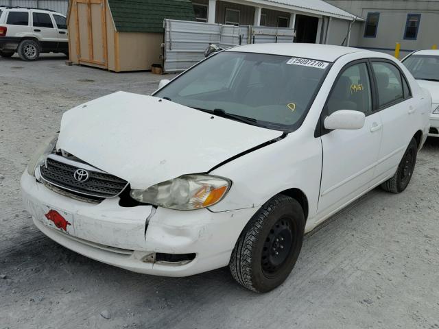 1NXBR32E77Z839828 - 2007 TOYOTA COROLLA CE WHITE photo 2