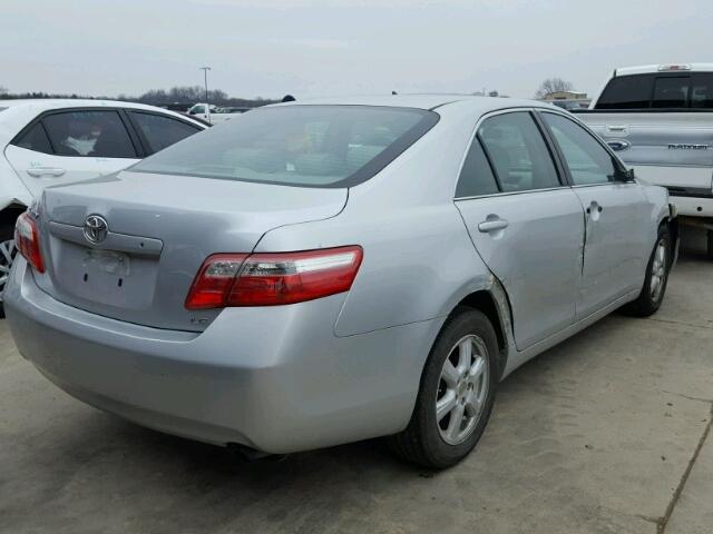 4T1BE46K67U656177 - 2007 TOYOTA CAMRY NEW SILVER photo 4