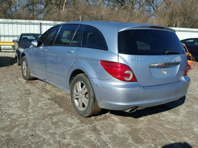 4JGCB65E16A018505 - 2006 MERCEDES-BENZ R 350 BLUE photo 3