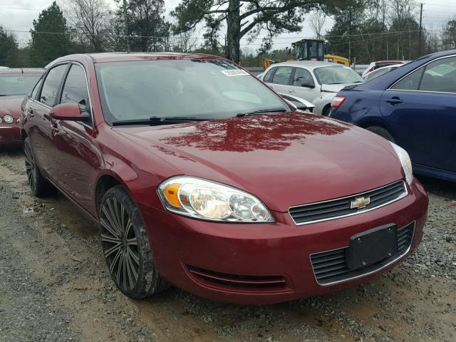 2G1WT58K889272083 - 2008 CHEVROLET IMPALA LT MAROON photo 1