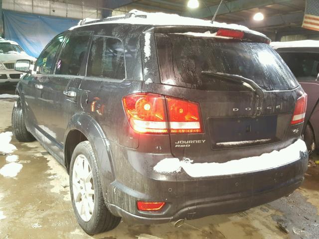 3C4PDDFG6DT535972 - 2013 DODGE JOURNEY R/ BLACK photo 3