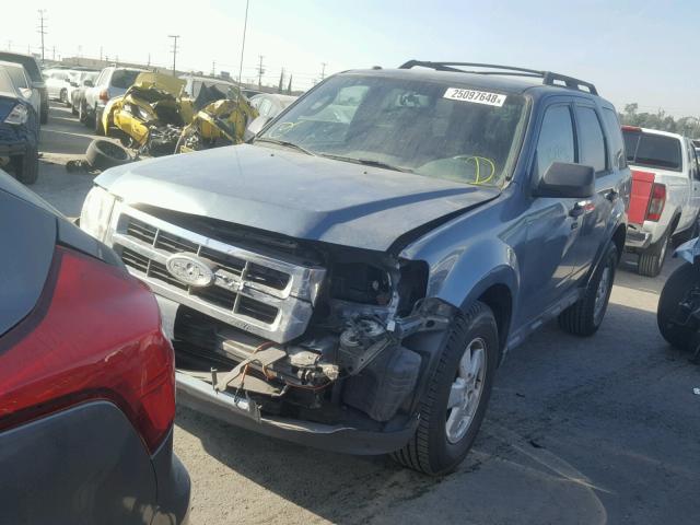 1FMCU0D73AKD33237 - 2010 FORD ESCAPE XLT BLUE photo 2