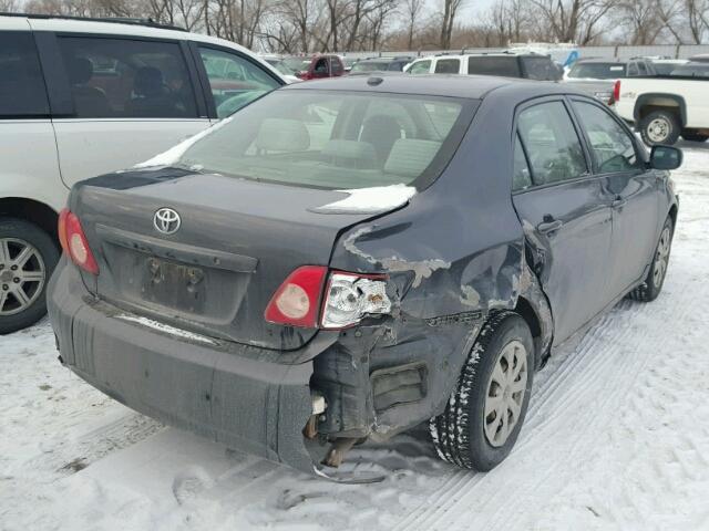 JTDBL40E299061605 - 2009 TOYOTA COROLLA BA GRAY photo 4