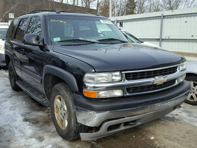 1GNEK13T05J150310 - 2005 CHEVROLET TAHOE K150 BLACK photo 1