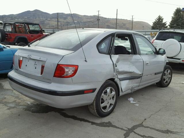 KMHDN56D45U142972 - 2005 HYUNDAI ELANTRA GL SILVER photo 4