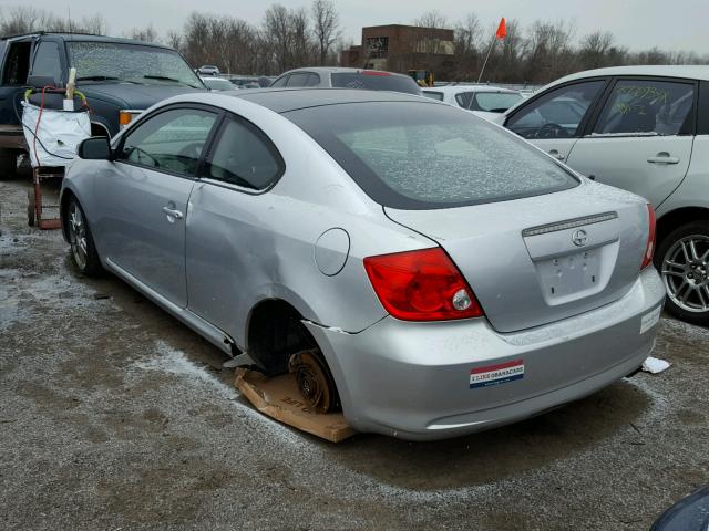 JTKDE177270174182 - 2007 TOYOTA SCION TC SILVER photo 3