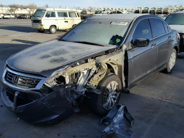 1HGCP26329A077094 - 2009 HONDA ACCORD LX GRAY photo 2