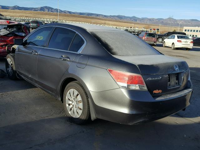 1HGCP26329A077094 - 2009 HONDA ACCORD LX GRAY photo 3