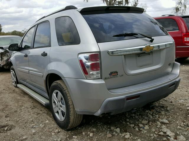 2CNDL13F166176730 - 2006 CHEVROLET EQUINOX LS GRAY photo 3