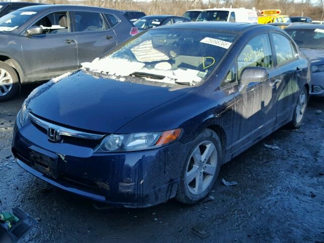 2HGFA16856H515785 - 2006 HONDA CIVIC EX ლურჯი ფოტო 2