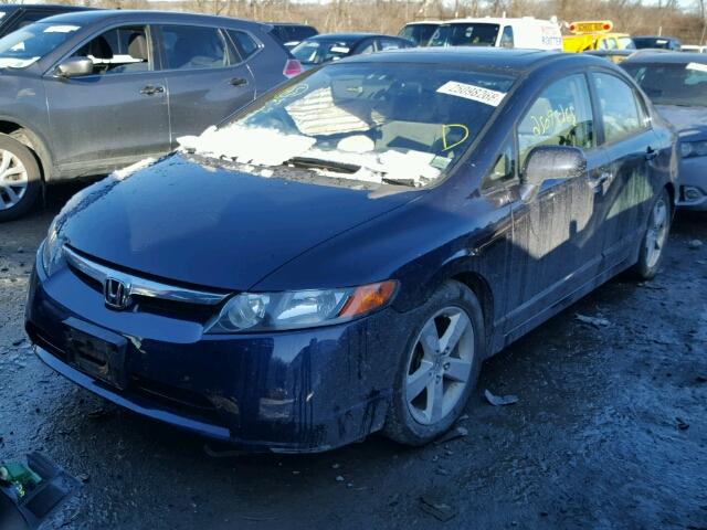 2HGFA16856H515785 - 2006 HONDA CIVIC EX BLUE photo 2