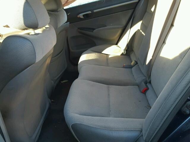 2HGFA16856H515785 - 2006 HONDA CIVIC EX ლურჯი ფოტო 6