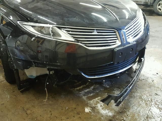 3LN6L2LU0DR807969 - 2013 LINCOLN MKZ HYBRID BLACK photo 9