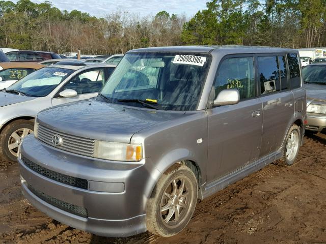 JTLKT324750215775 - 2005 TOYOTA SCION XB SILVER photo 2