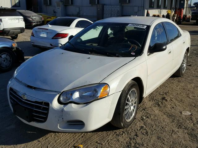 1C3EL46J25N669096 - 2005 CHRYSLER SEBRING WHITE photo 2