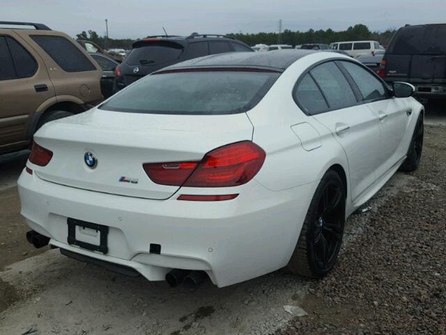 WBS6E9C59HG437286 - 2017 BMW M6 GRAN CO WHITE photo 4