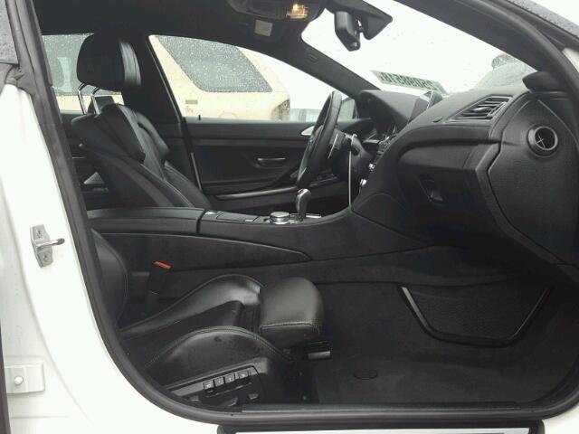 WBS6E9C59HG437286 - 2017 BMW M6 GRAN CO WHITE photo 5