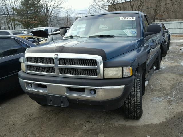 3B7HF13Z9WG223269 - 1998 DODGE RAM 1500 GREEN photo 2