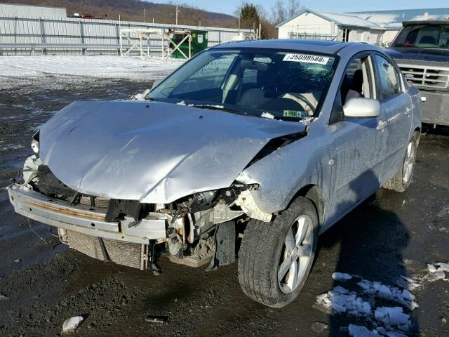 JM1BK32F251313154 - 2005 MAZDA 3 I SILVER photo 2