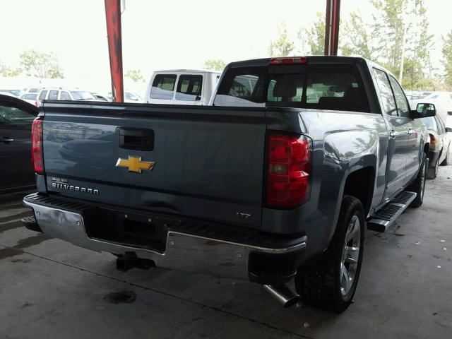 3GCPCSEC1EG422592 - 2014 CHEVROLET SILVERADO BLUE photo 4