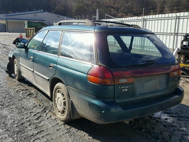 4S3BK4359V6304370 - 1997 SUBARU LEGACY L GREEN photo 3