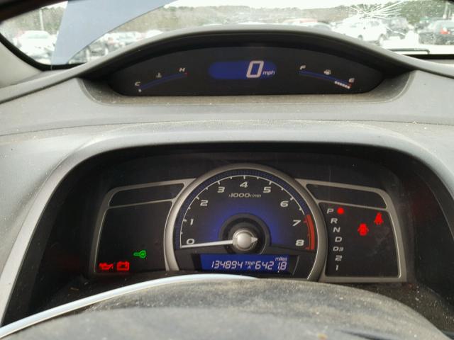 2HGFA16869H518926 - 2009 HONDA CIVIC EX BLUE photo 8