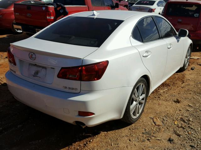 JTHBE262775012379 - 2007 LEXUS IS 350 WHITE photo 4