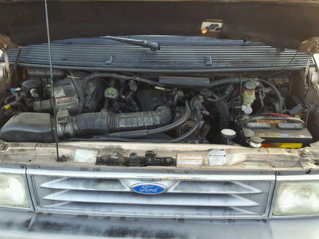 1FMDA41X6PZA62411 - 1993 FORD AEROSTAR GOLD photo 7