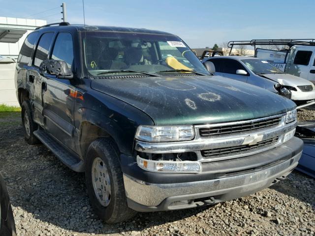 1GNEK13V64J152675 - 2004 CHEVROLET TAHOE K150 GREEN photo 1