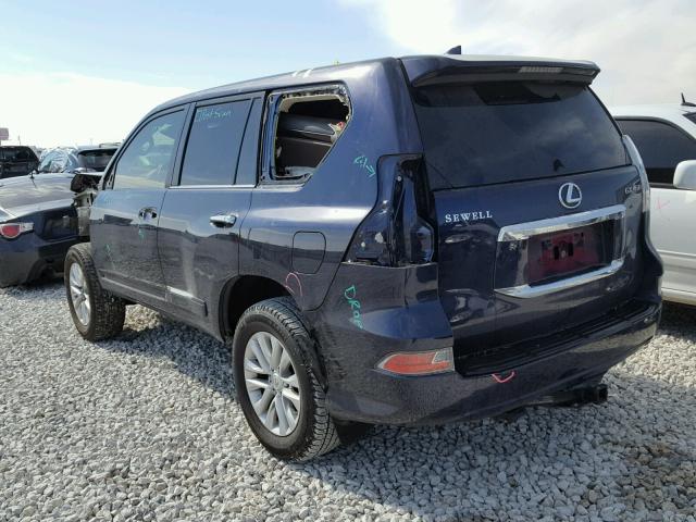 JTJBM7FX2H5153212 - 2017 LEXUS GX BASE BLUE photo 3