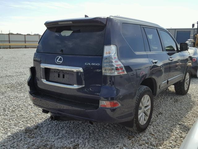 JTJBM7FX2H5153212 - 2017 LEXUS GX BASE BLUE photo 4