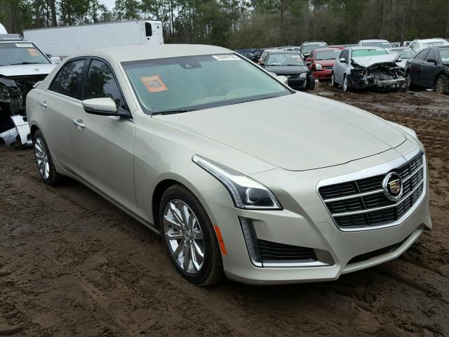 1G6AR5SX4E0125675 - 2014 CADILLAC CTS LUXURY BEIGE photo 1