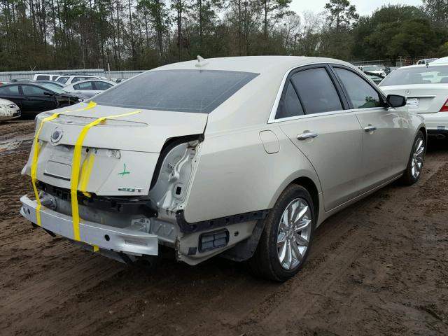 1G6AR5SX4E0125675 - 2014 CADILLAC CTS LUXURY BEIGE photo 4