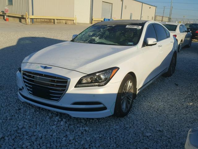 KMHGN4JE3FU068596 - 2015 HYUNDAI GENESIS 3. WHITE photo 2