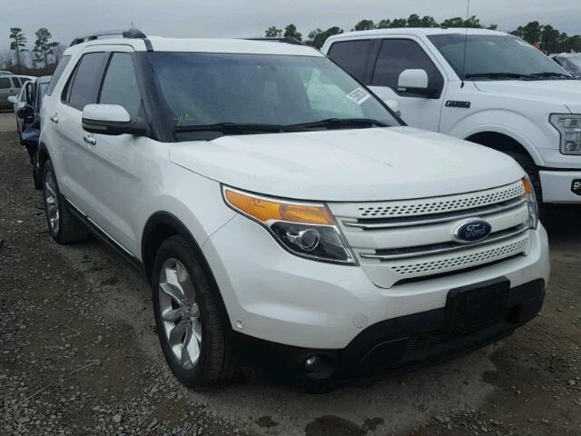 1FMHK7F92CGA12816 - 2012 FORD EXPLORER L WHITE photo 1