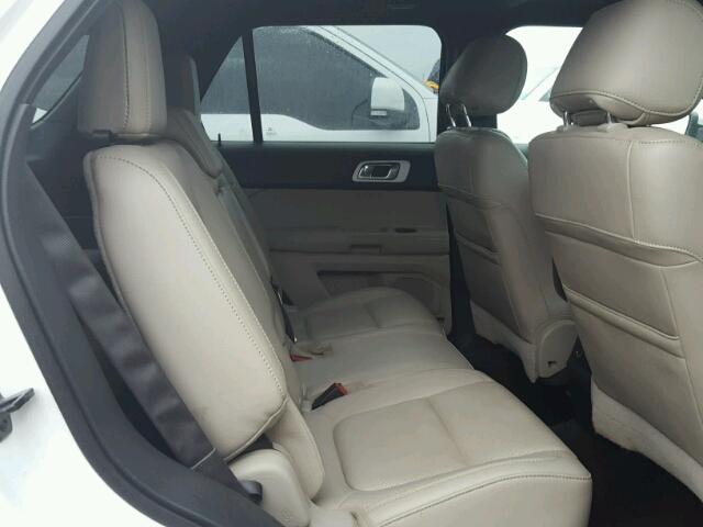 1FMHK7F92CGA12816 - 2012 FORD EXPLORER L WHITE photo 6