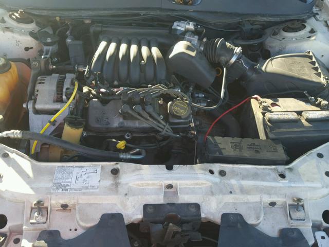 1FAFP53U43G164158 - 2003 FORD TAURUS SE WHITE photo 7