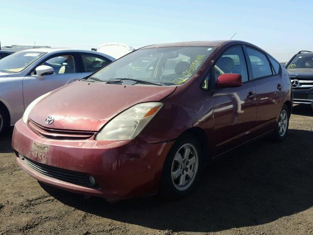 JTDKB20U657033956 - 2005 TOYOTA PRIUS MAROON photo 2