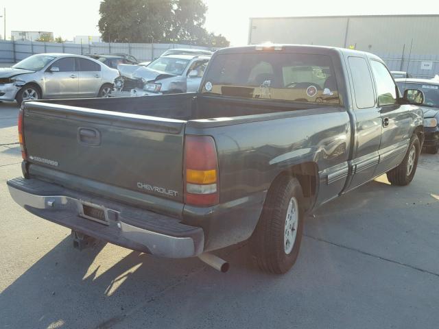 2GCEC19V611213607 - 2001 CHEVROLET SILVERADO GREEN photo 4