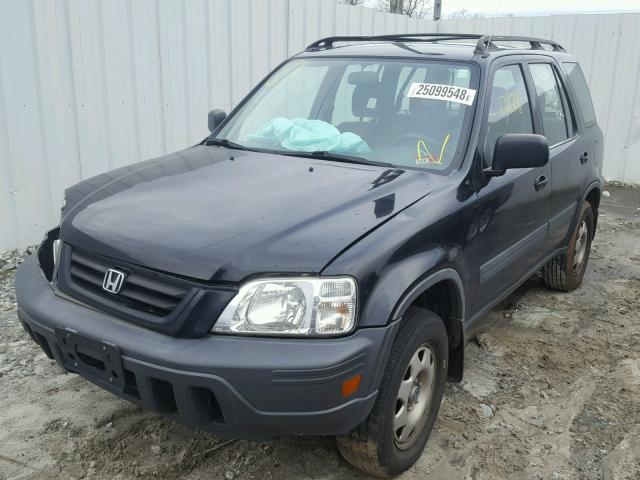 JHLRD2841WC007029 - 1998 HONDA CR-V LX BLACK photo 2