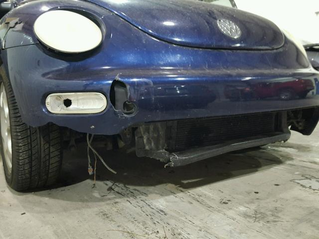 3VWCB21C62M403442 - 2002 VOLKSWAGEN NEW BEETLE ლურჯი ფოტო 9