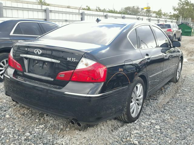 JN1CY0AP6AM911979 - 2010 INFINITI M35 BASE BLACK photo 4